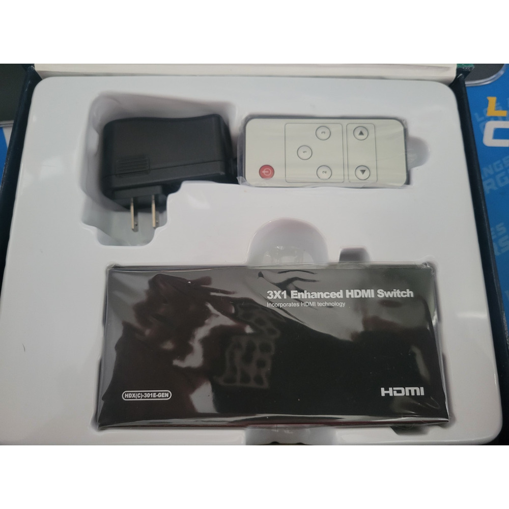 Enhanced HDMI Switch HDX(C)-301E 3x1 *New Unused* - Picture 2 of 5